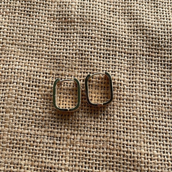 Mirco pave CZ Sparkly Earring hoop Hoops Designer Luxury New Gold Plated - Picture 7 of 15